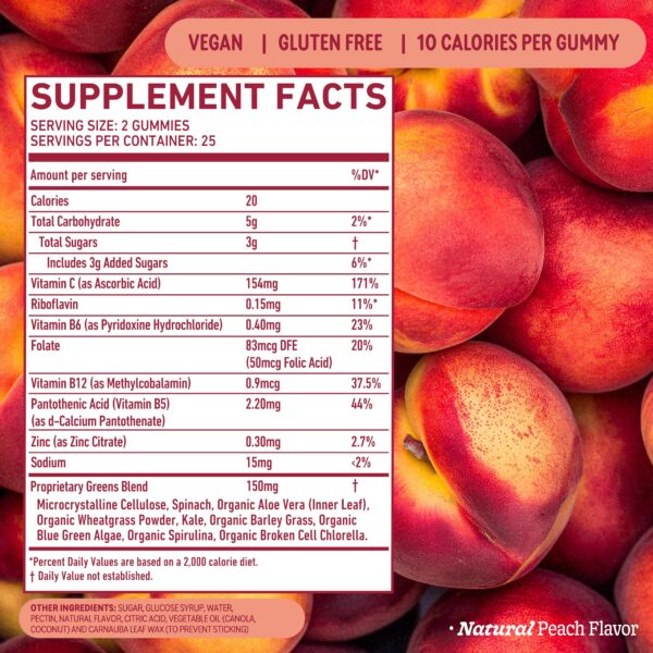 Frasco gomitas 8Greens para enfoque