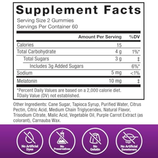 Frasco gomitas Force Factor Somnapure unión sabor y eficiencia