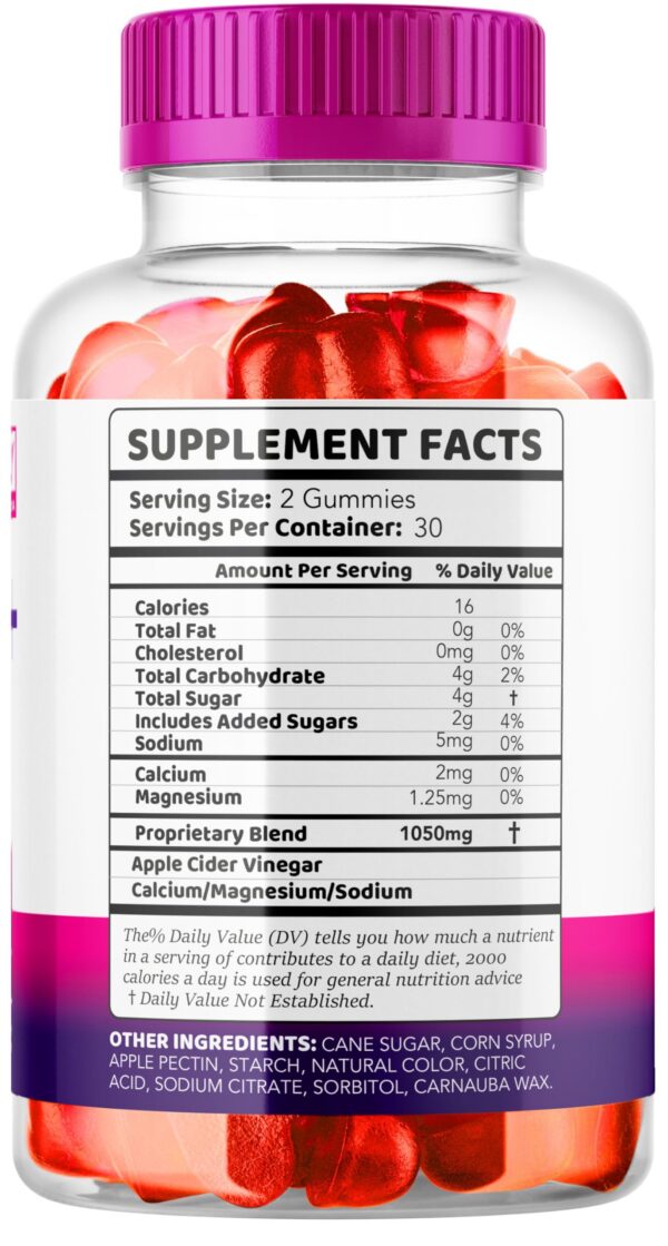 Frasco con gomitas Ripped Results Keto Plus 1050 mg