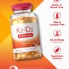 Frasco gomitas vitamina d3 k2 carlyle receta natural
