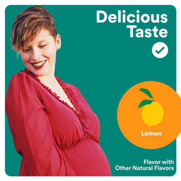 Frasco y gomitas vitaminas prenatales SmartyPants para nutrición