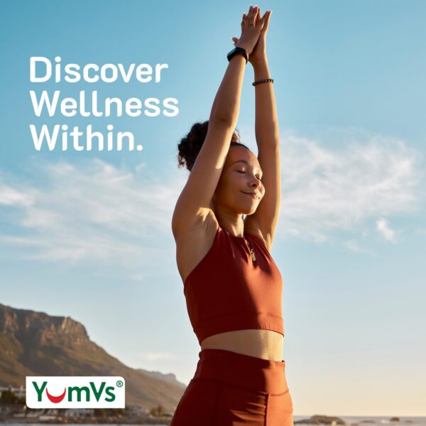 Gomitas YUM-V'S vitamina D3 masticables frasco abierto