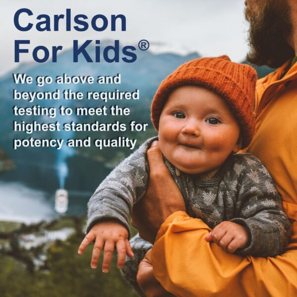 Frasco de gotas infantiles Carlson Baby's Super Daily D3