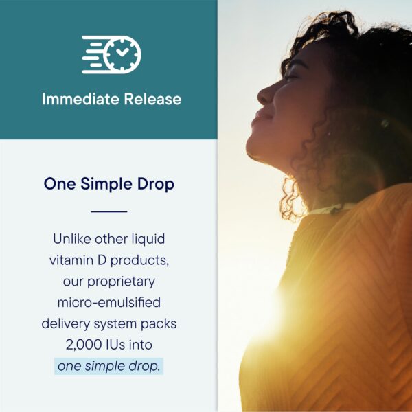 Version 1.0.0 Frasco gotas líquidas vitamina d3 Biotics Research