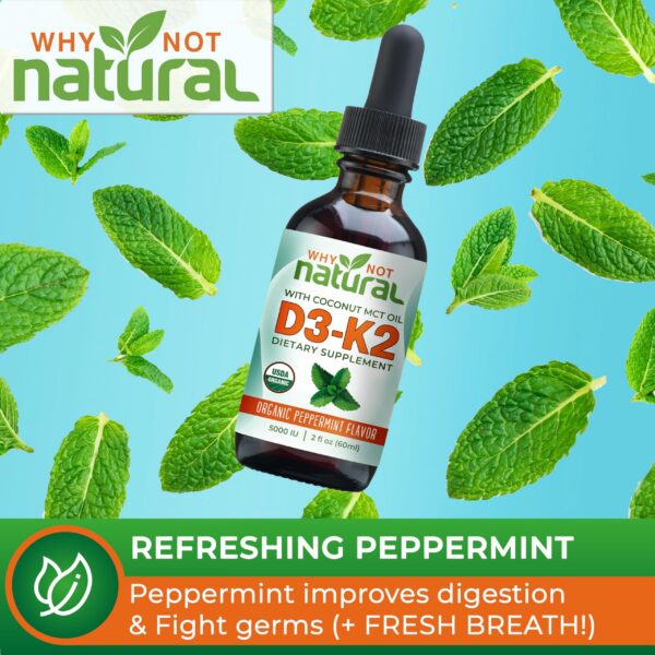 Frasco de gotas vitamina d3 k2 why not natural