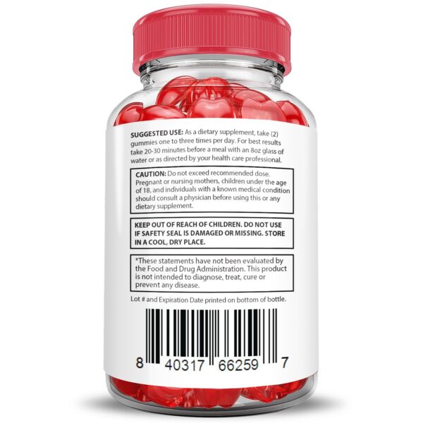 Frasco grande gominolas destiny keto acv 300 unidades