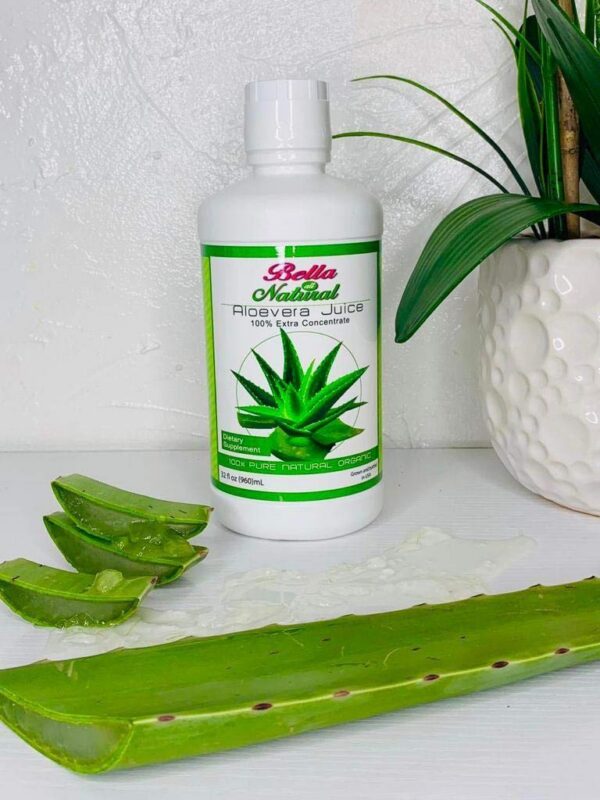 Frasco jugo aloe vera natural Bella sin sabor