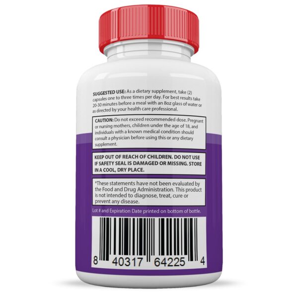 Frasco de Keto Glow ACV Extreme 60 cápsulas