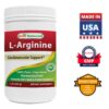 Frasco de L-Arginina Best Naturals con fondo blanco