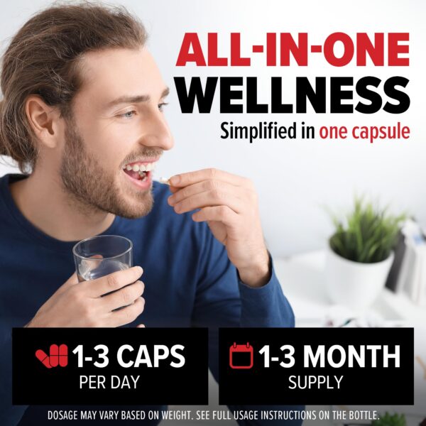 Version 1.0.0 Frasco lateral 10X Health Optimize multivitamínico metilado