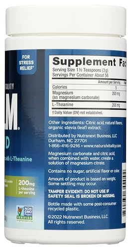 Frasco vista lateral Natural Vitality calmante con miel y manzanilla