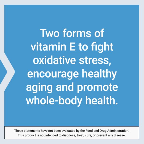 Frasco Life Extension gamma E tocoferoles vitamina E 60 cápsulas