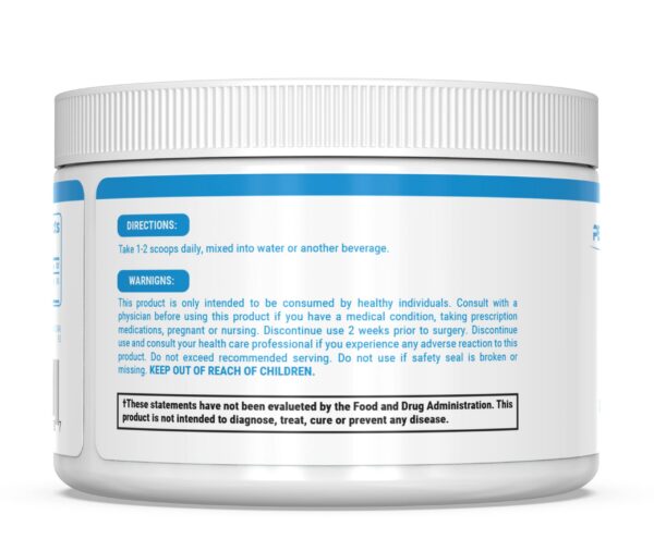 Frasco Mag-GP junto a porciones