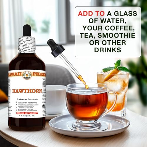 Frasco muestra extracto espino blanco tintura natural para circulación