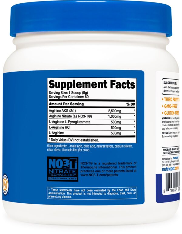 Version 1.0.0 Frasco en estante mostrando la etiqueta