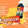 Frasco de Papayen suplemento líquido hoja de papaya