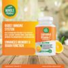Frasco parte trasera suplemento vitamina c liposomal Whole Nature 1200mg