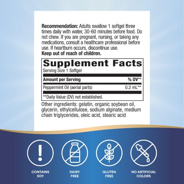 Frasco Pepogest Nature's Way aceite de menta para digestión