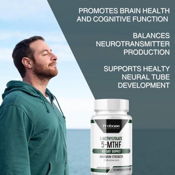 Frasco plástico L-Metilfolato B9