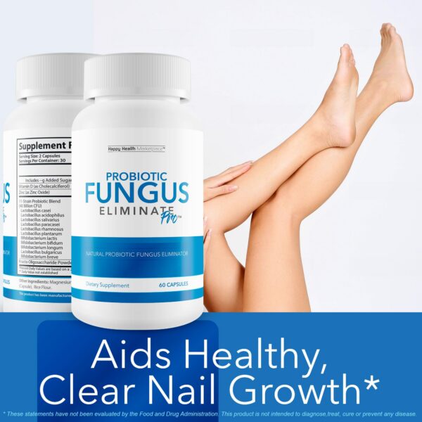 Version 1.0.0 Frasco Probiotic Fungus Eliminate Pro para uñas fuertes y saludables