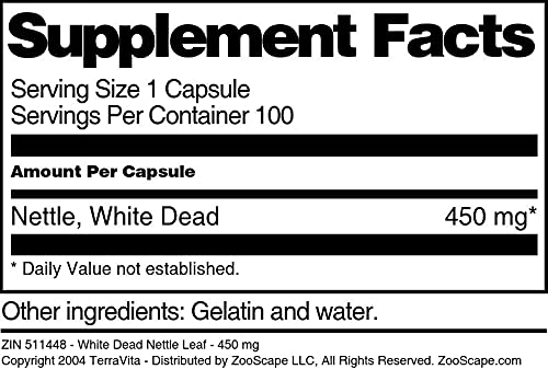 Frasco sellado de cápsulas ortiga blanca TerraVita