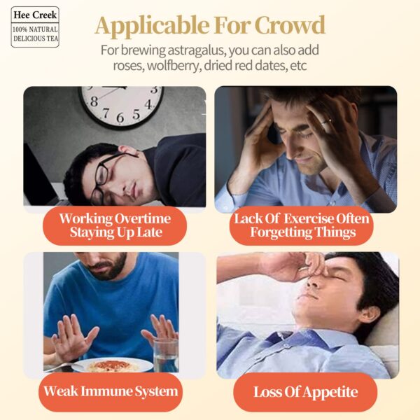 Frasco sellado de raíz astrágalo para mantener frescura