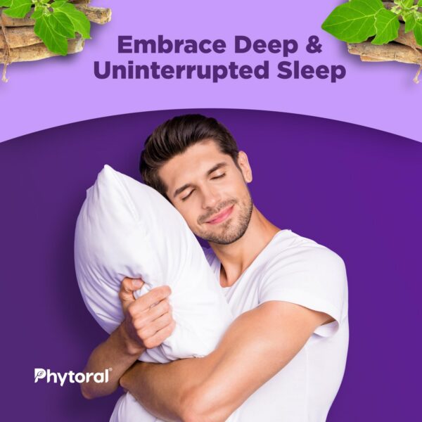 Frasco suplementario vegano de Ashwagandha orgánico Phytoral