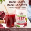 Version 1.0.0 Frasco del suplemento Bountiful Beets superalimento remolacha