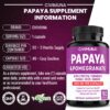 Frasco suplemento cápsulas de papaya CIVIMUNA 90 cápsulas