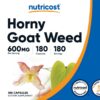 Version 1.0.0 Frasco suplemento Nutricost Horny Goat Weed 600mg