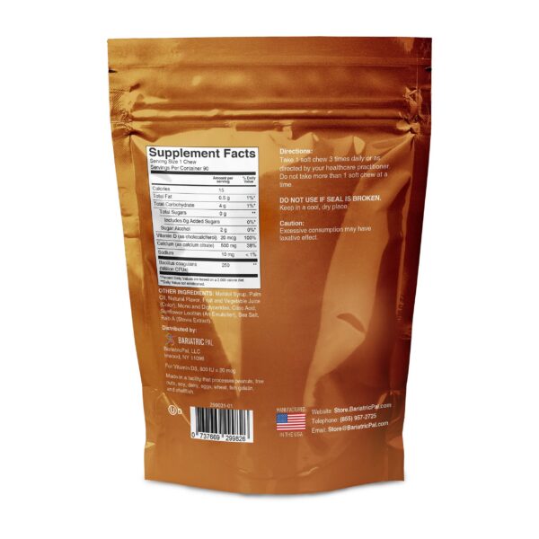 Version 1.0.0 Frasco de gomitas calcio citrato