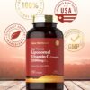 Frasco Tahoe Nutritionals Vitamina C liposomal 250 cápsulas blandas