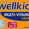 Version 1.0.0 Frasco con tapa multivitaminico liquido wellkid para niños vitabiotics