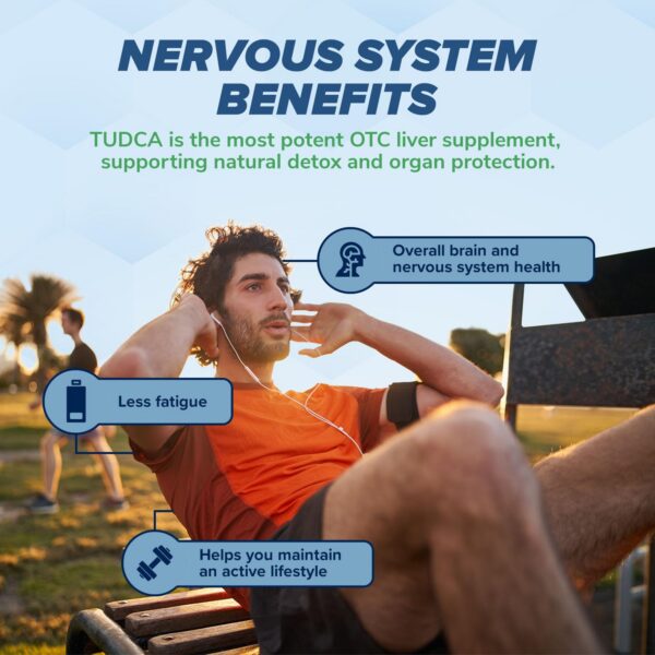 Frasco Tudca mostrando sello de calidad