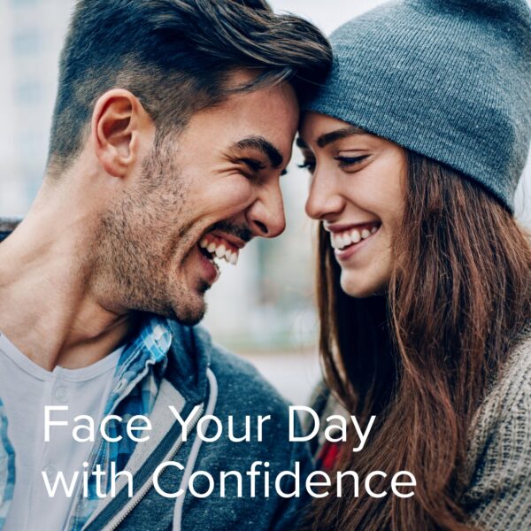 Frasco visto de frente Acne Essentials para reducción de acné