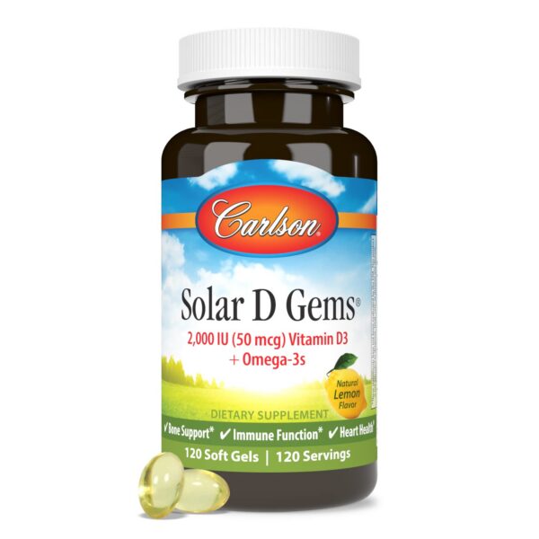 Version 1.0.0 Frasco de vitamina D3 natural Carlson Labs 2000 ui