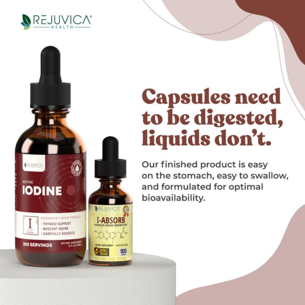 Frasco de gotitas con etiqueta