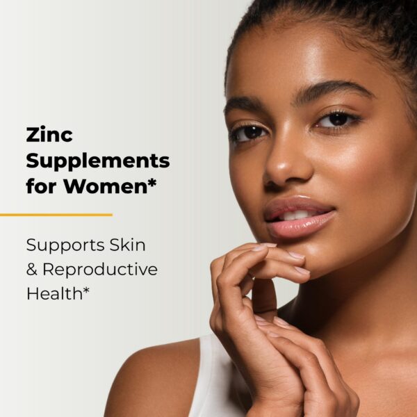 Frasco con etiqueta de zinc