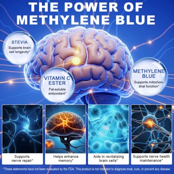 Frasco 60 ml de azul metileno