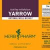Frascos de extracto líquido milenrama Herb Pharm 4oz