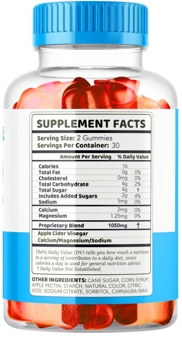 Frascos gomitas keto nature acv presentación