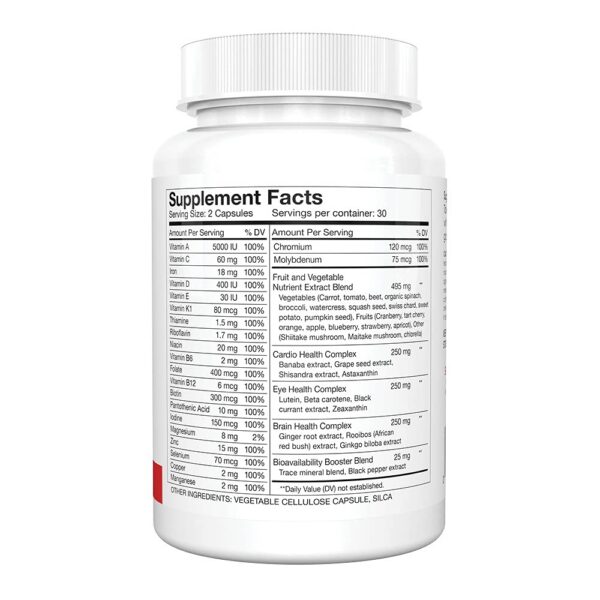 Frascos Silver Fern multivitamínicos naturales veganos x4