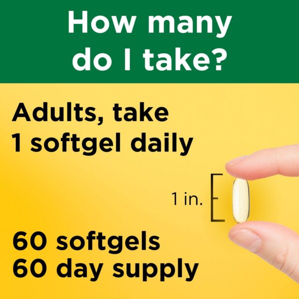 Frascos vitamina e nature made paquete 3 x 60 cápsulas blandas