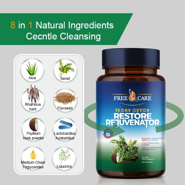 Version 1.0.0 FreeCare caja suplemento detox y pérdida de peso 15 días