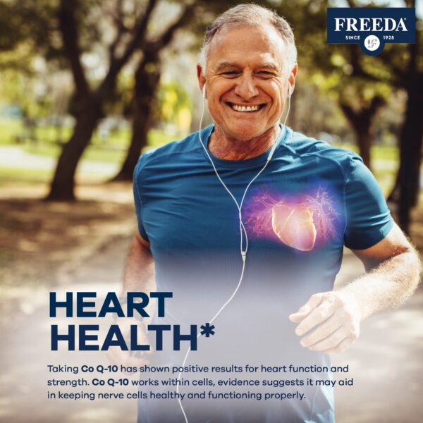 Etiqueta detallada CoQ10 Freeda