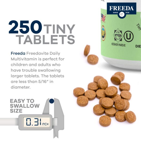 Version 1.0.0 Parte trasera Freedavite multivitamínico con vitaminas y minerales