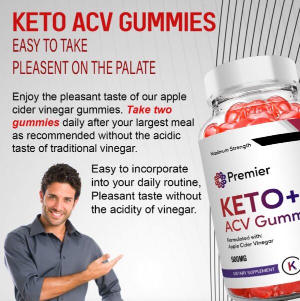 Frente de la caja Premier Keto Gummies