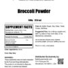 Version 1.0.0 Frente del envase BulkSupplements Broccoli Powder