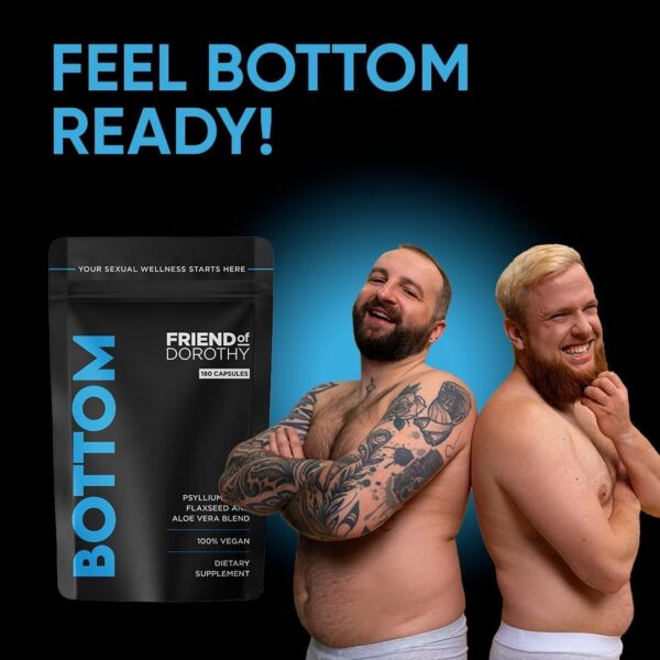 FRIEND OF DOROTHY suplemento fibra Bottom cápsulas veganas detalle
