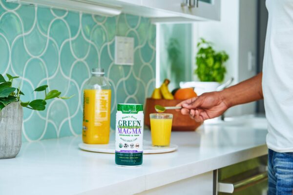 Frontal bolsa Green Magma suplemento polvo 10.6 oz